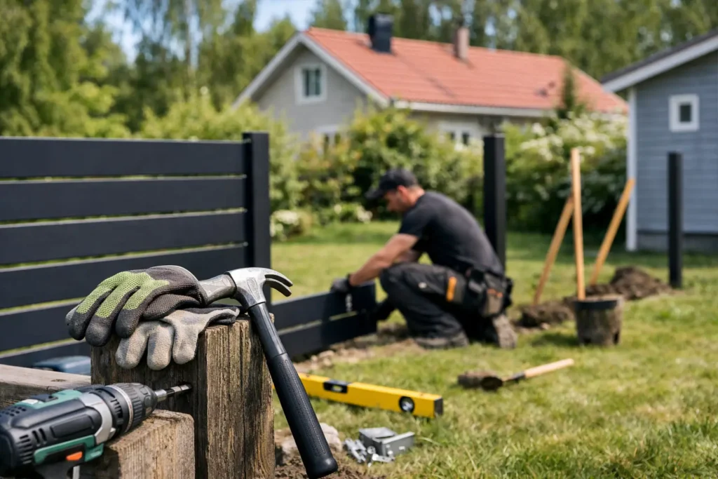 Miten aidan asennus etenee vaihe vaiheelta